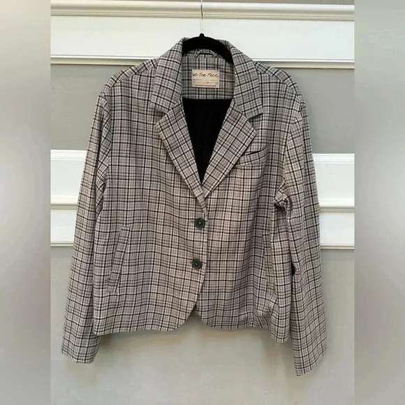 NWOT We the Free Cali Plaid Blazer - Picture 4 of 6